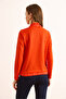 Women's Coral High Neck Lace Detailed Soft Textured 2 Thread Sweatshirt Swt-19000720 - 7