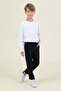Elastic waistband school pants for boys - 3