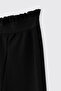 Baby Girl Black Tights with Rubber Detail - 2