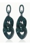 Stylish Trend Acrylic Chain Earrings - 4