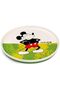 Mickey Mouse Side Plate – 20cm Round Dessert Plate in Yellow | New Bone China | Microwave & D