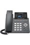 هاتف IP من فئة الناقل GRP2612G رباعي الخطوط، أسود