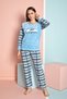Nisanca winter women's fleece pajama set - new year's pajamas - 2