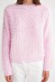 6918 Women's Long Bearded Knitwear Sweater Pink - 5