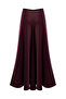 High Waist Grosgrain Detailed Satin Regular Midi Skirt with Side Zipper - 7
