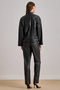 Black Leather Trousers with Side Pockets - 2