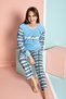 Nisanca winter women's fleece pajama set - new year's pajamas