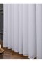 Bamboo Tulle Ironing Is Not Required Living Room, Kitchen, Entrance Children's Room 1/2 Regular Pleated Natural Slub Ecru Tulle Curtain - 4
