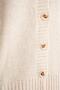 6927 Women's Soft Textured Casual Basic Knitwear Cardigan Natural - 5
