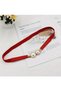 Pearl Detail Women's Belt Dress Belt Shirt Belt Waist Belt - 4