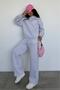 Karmelanj Hooded Printed Women's Tracksuit Set Mg2524 - 3