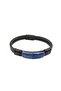 316L Stainless Steel Natural Stone Leather Men's Bracelet - 2