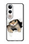 Case Compatible with Vivo V50 Lite Protection Shockproof Bumper Cover Baby Cat