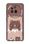 Case Compatible with Nothing Phone 3a Pro Protection Shockproof Bumper Cover Bear Strawberry