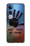 Case Compatible with Vivo V50 Lite Protection Shockproof Bumper Cover Dont Touch My Phone Hand
