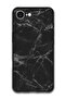 Case Compatible with Apple iPhone 16e 6.1 Inch Protection Shockproof Bumper Cover - Black Marble