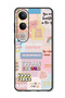 Case Compatible with Vivo V50 Lite Protection Shockproof Bumper Cover Good Vibes Collage