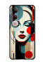 Case Compatible with Vivo V50 Lite Protection Shockproof Bumper Cover Women Art (2)