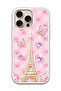 Protective Case Cover For APPLE IPHONE 16 Pro Eiffel Tower (2) (White Bumper)