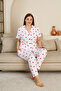 100% Cotton Buttoned Women's Pajama Set – Comfortable and Stylish Shirt Pajama Design - Wide Be - 4