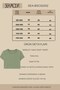 Crew Neck Short Sleeve Crop Rib Tshirt Nile Green - 3