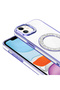 iPhone 12 Case Magsafe Enabled Stone Design Purple Cover Loggerhead - 3