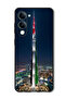 Case Compatible with Vivo Y29s Protection Shockproof Bumper Cover Burj Khalifa UAE Flag