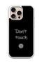 Protective Case Cover For APPLE IPHONE 16 Pro Max Dont touch (2) (White Bumper)