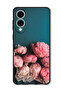 Case Compatible with Samsung Galaxy S25 Edge 6.7 Inch Protection Shockproof Bumper Cover Flowers