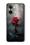 Case Compatible with OnePlus Nord CE 5 6.77 Inch Protection Shockproof Bumper Cover Burning Red Rose