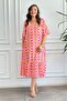 V-Neck Imported Woven Viscon Dress with Ruffled Hem and Side Pockets - 7