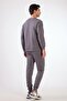 Men's Regular Fit Crew Neck Anthracite Sweatshirt - 5
