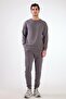 Men's Regular Fit Crew Neck Anthracite Sweatshirt - 8
