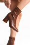 Women's Boots Thick Heeled Stretch Shoes 8-1-1