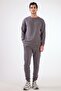 Men's Regular Fit Crew Neck Anthracite Sweatshirt - 6