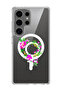 Case for Samsung Galaxy S25 Ultra Compatible with MagSafe, Cover womens day floral