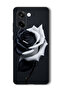 Case Compatible with OnePlus Nord CE 5 6.77 Inch Protection Shockproof Cover Black and White Rose
