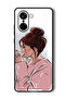 Case Compatible with OnePlus Nord CE 5 6.77 Inch Protection Shockproof Cover Girl Drinking Coffee 1
