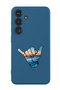 Protective Liquid Silicone Shockproof Case For Samsung Galaxy S25 Plus (Blue) - H&