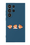 Protective Liquid Silicone Shockproof Case For Samsung Galaxy S25 Ultra (Blue) - Cute tiger