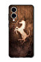 Case Compatible with Samsung Galaxy S25 Edge 6.7 Inch Protection Shockproof Cover Leather Horse