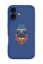 iPhone 16 Plus Blue Protective Liquid Silicone Shockproof Case - swag bull dog