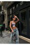 Disco Fabric Gloplu Bustier - 2