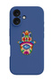iPhone 16 Blue Protective Liquid Silicone Shockproof Case - H& M&ala