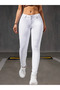 Jeannine Women Jeans White Skinny High Waist Narrow Leg Denim Jeans Pants Beekeskybyz-01 - 4