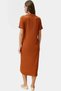 Women's Knitted Short Sleeve Polo Neck Midi Dress Comfortable Summer Casual Style Summer's Must-Have - 6