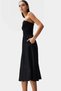 Women's One Shoulder Midi Dress Woven Fabric Stylish Summer Casual Use a Must Have in Summer - 3