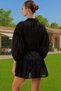 Women's Cotton Balloon Sleeve Mini Dress Summer Stylish Beach Daily Use Indispensable in Summer - 5