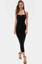 Women's Maxi Bodycon Knitted Dress V Neck Thin Strap Summer Stylish Daily Use Modern Design - 2