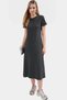 Women's Midi Length Knitted Dress Pocket Detail Cotton Daily Use Weekend Summer Essential - 4